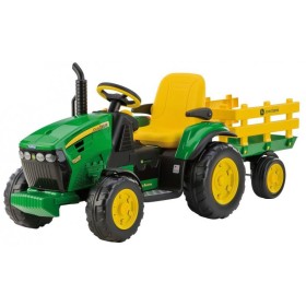PEG PEREGO IGOR0047 JOHN DEERE GROUND FORCE 12V TRAKTOR Z PRZYCZEPĄ