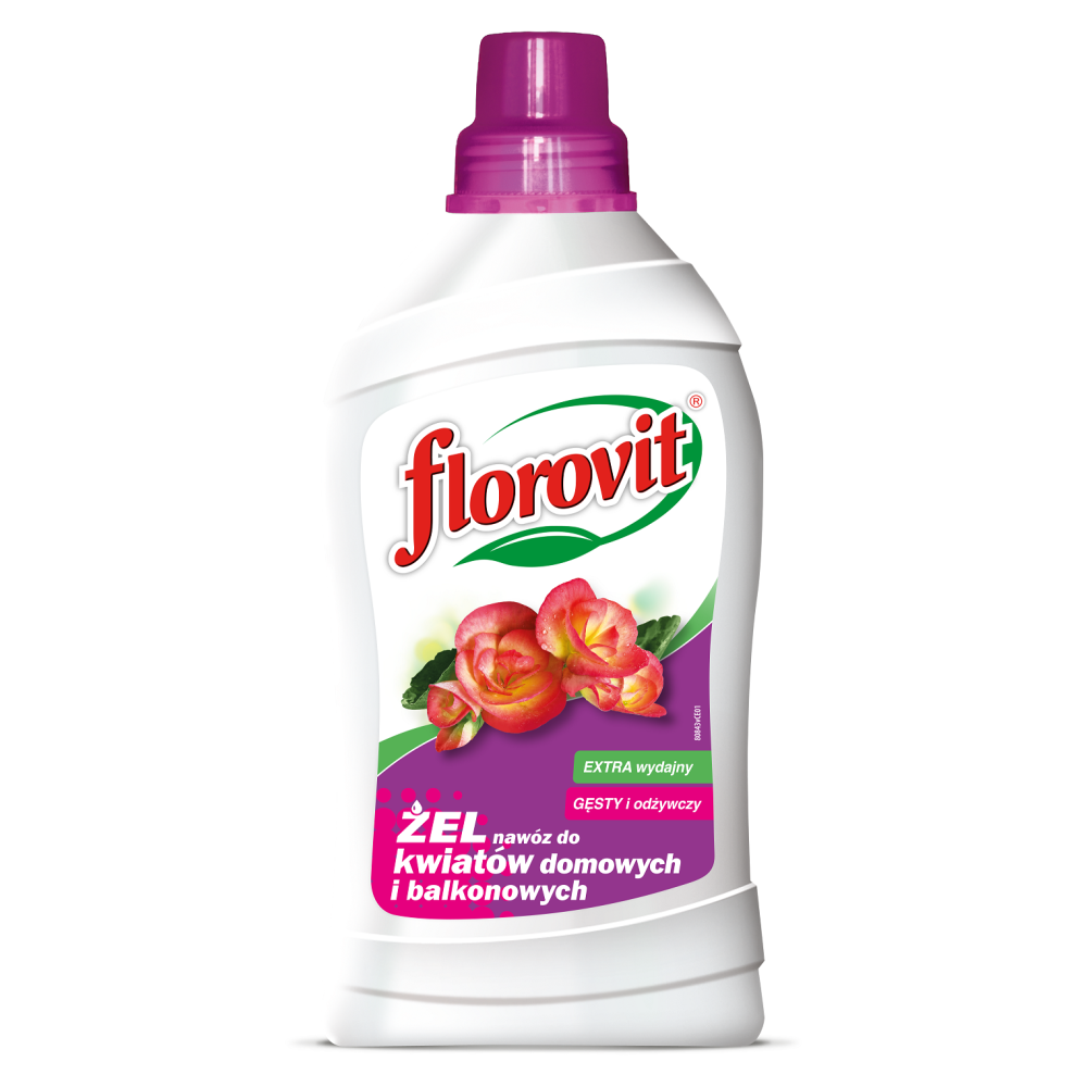 FLOROVIT NAWÓZ DO KWIATÓW DOMOWYCH I BALKONOWYCH W ŻELU 800G