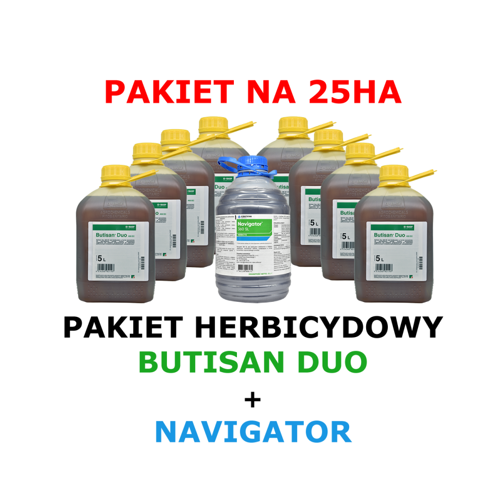 PAK BUTISAN DUO 5L X 8 SZT. + NAVIGATOR 5L 25HA