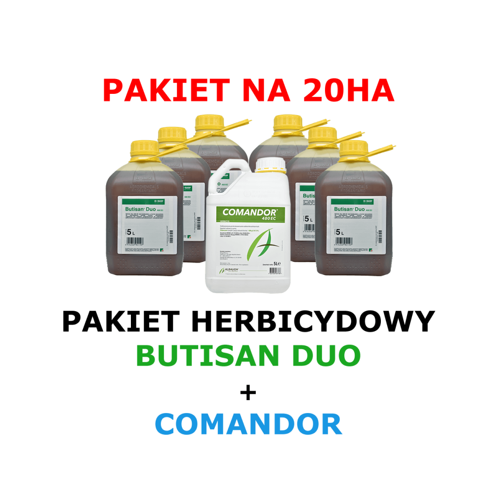 BUTISAN DUO 5L X 6 + COMANDOR 5L 20HA