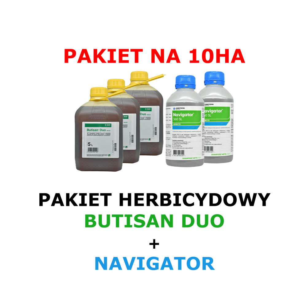 PAK BUTISAN DUO 5L X 3 SZT + NAVIGATOR 1L x 2 SZT 10 HA
