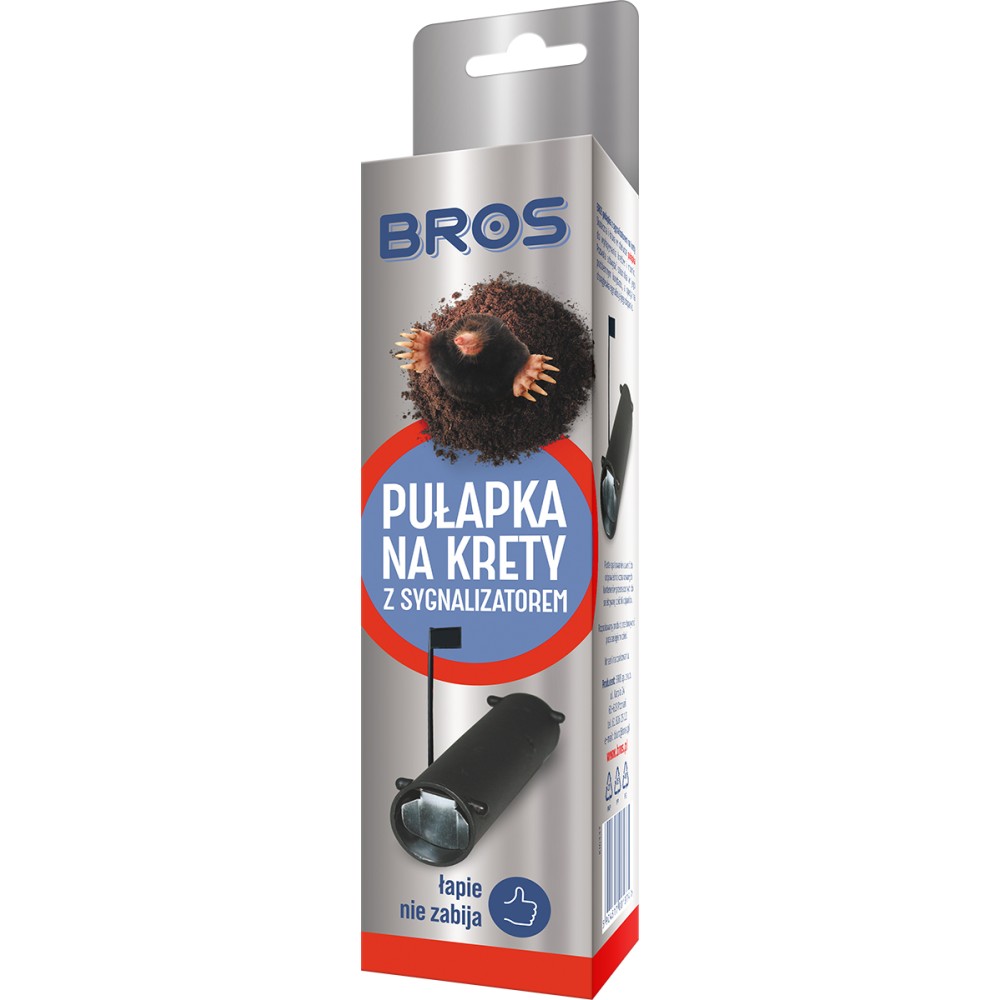 BROS PUŁAPKA NA KRETY Z SYGNALIZATOREM