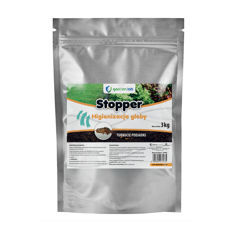 STOPPER 3KG - ŚRODEK DO HIGIENIZACJI GLEBY
