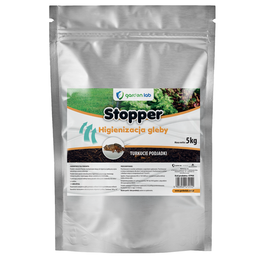 STOPPER 5KG - ŚRODEK DO HIGIENIZACJI GLEBY