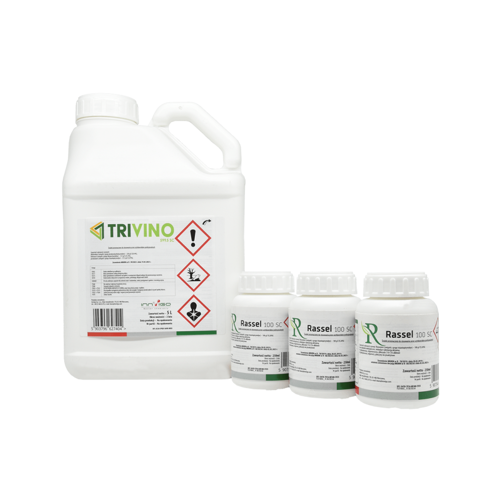 ZESTAW TRIVINO 5L + RASSEL 3X 0,25L 15HA
