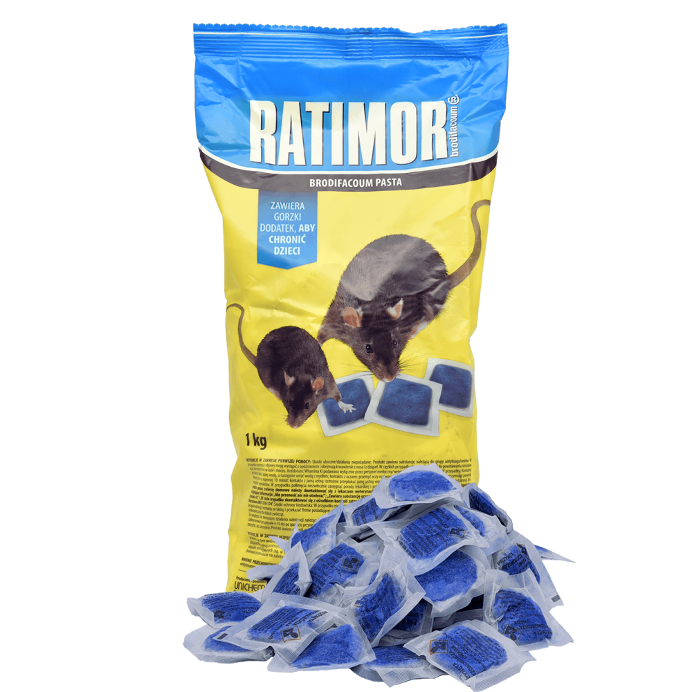 RATIMOR BRODIFACOUM PASTA 1KG