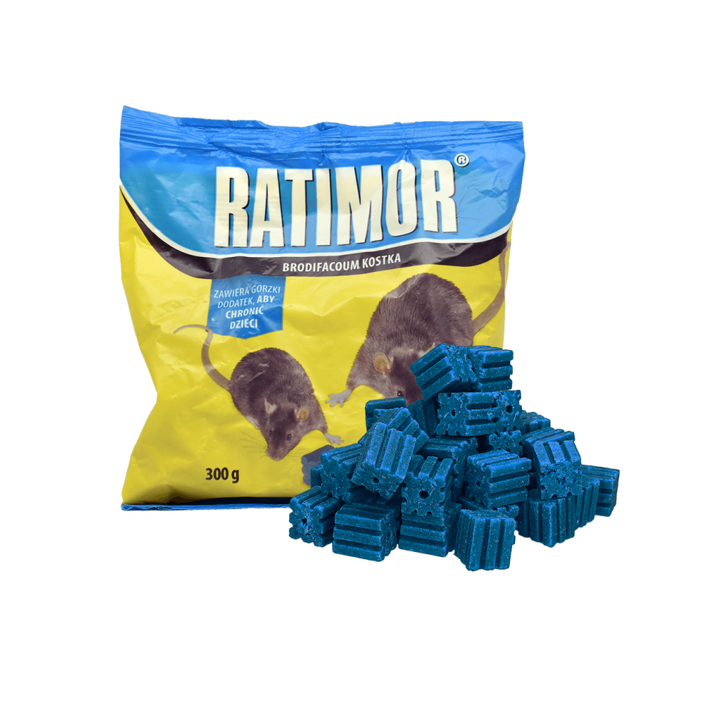 RATIMOR BRODIFACOUM KOSTKA 300G