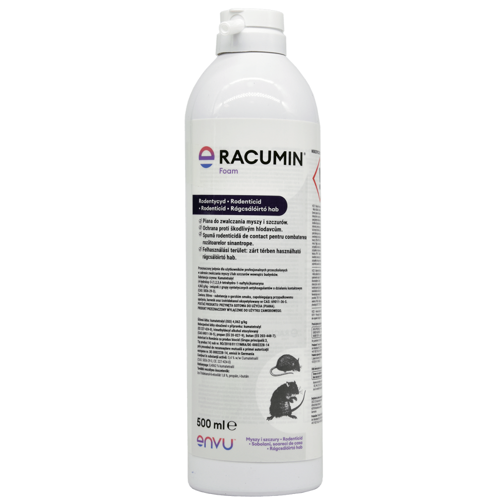 RACUMIN FOAM PIANKA DERATYZACYJNA NA MYSZY I SZCZURY
