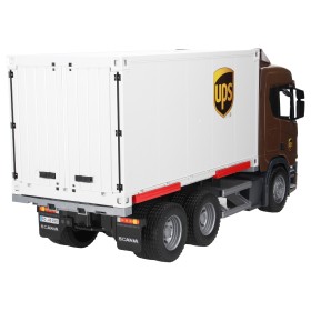 BRUDER 03582 SCANIA SUPER 560R UPS Z KONTEREM I WÓZKIEM