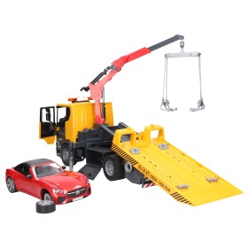 BRUDER 03552 SCANIA SUPER 560R LAWETA POMOC DROGOWA Z AUTEM