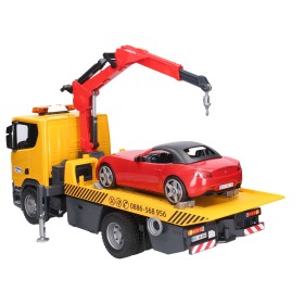 BRUDER 03552 SCANIA SUPER 560R LAWETA POMOC DROGOWA Z AUTEM