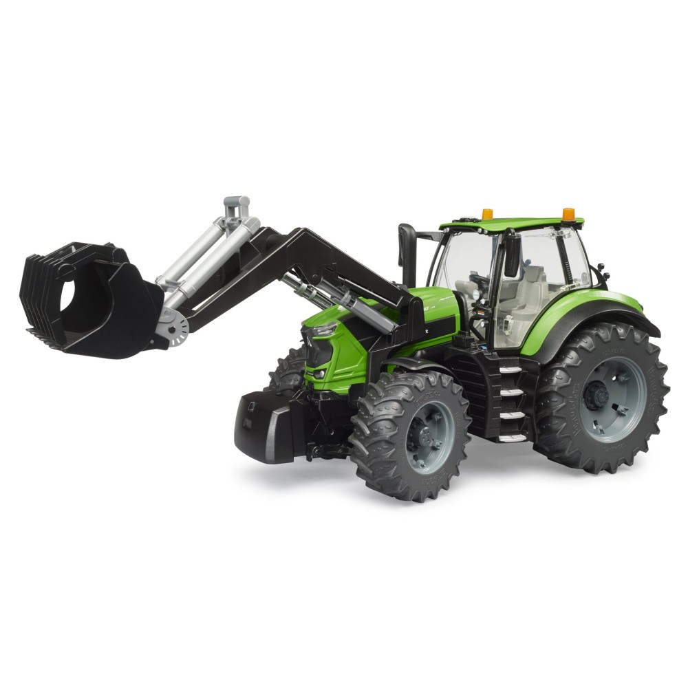 BRUDER 03161 TRAKTOR DEUTZ 8280 TTV Z ŁADOWACZEM CZOŁOWYM