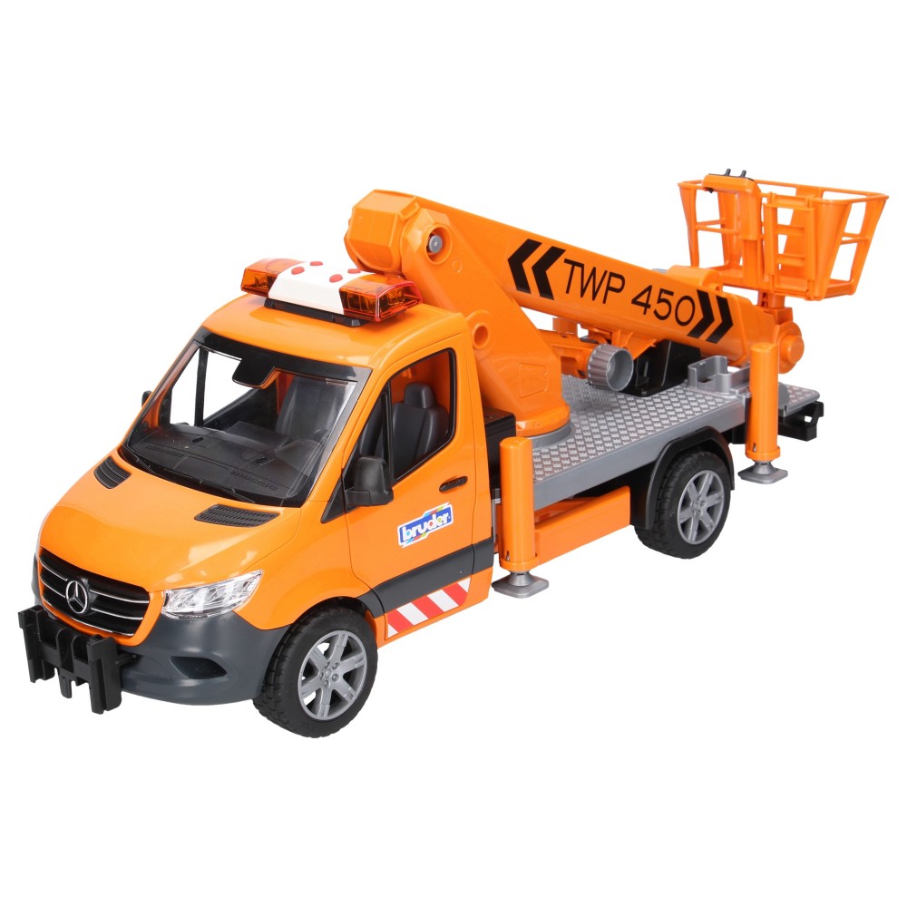 BRUDER 02679 MERCEDES BENZ SPRINTER PODNOŚNIK KOSZOWY