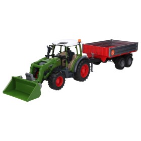 BRUDER 02182 TRAKTOR FENDT VARIO 211 Z ŁADOWOWACZEM I PRZYCZEPĄ