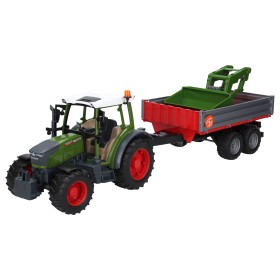 BRUDER 02182 TRAKTOR FENDT VARIO 211 Z ŁADOWOWACZEM I PRZYCZEPĄ