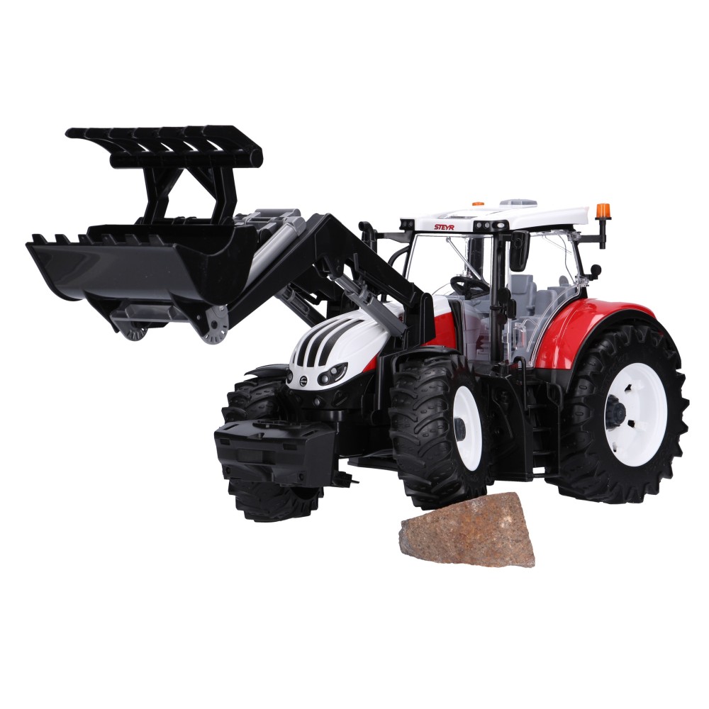 BRUDER 031818 CIĄGNIK STEYR 6300 TERRUS CVT Z ŁADOWACZEM CZOŁOWYM