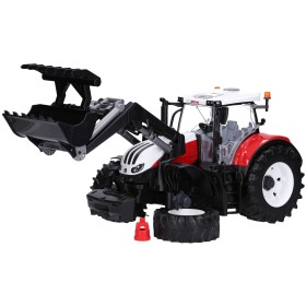 BRUDER 031818 CIĄGNIK STEYR 6300 TERRUS CVT Z ŁADOWACZEM CZOŁOWYM