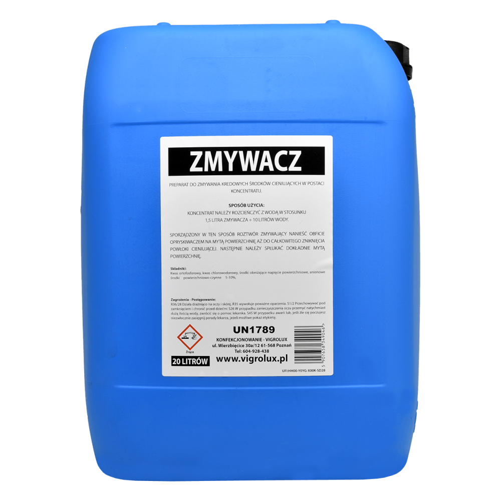 ZMYWACZ DO CIENIÓWKI  KREDOWEJ 20 L