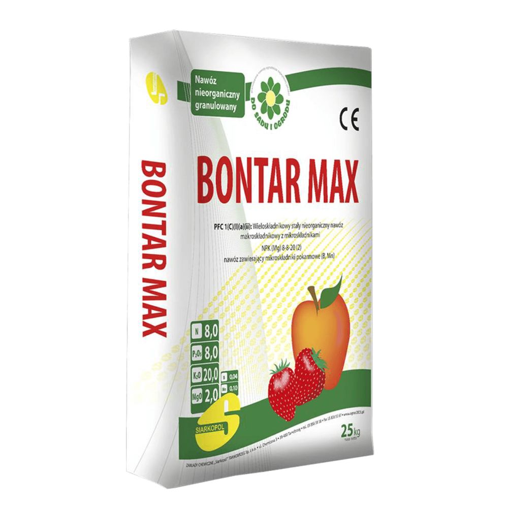 BONTAR MAX NAWÓZ NPK 25KG 8-8-20-(Ca-4 Mg-3 S-31)