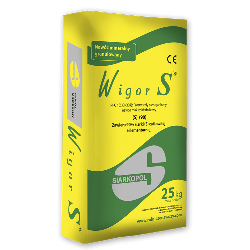 WIGOR S 90 NAWÓZ GRANULOWANY 25KG