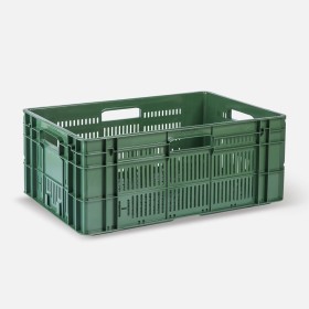 SKRZYNKA POJEMNIK TYP OZS2 20KG ZIELONA PALETA 36 SZTUK