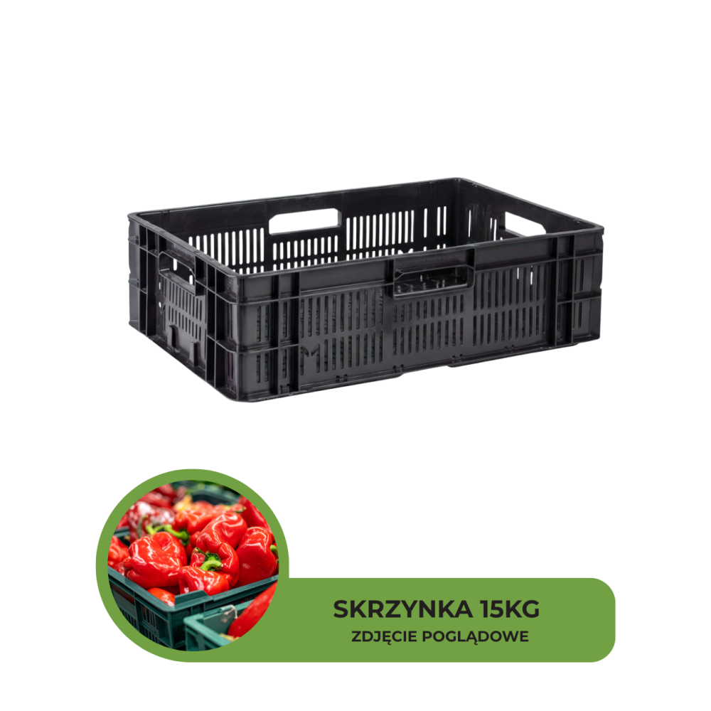 SKRZYNKA TYP OZN3 15KG CZARNA