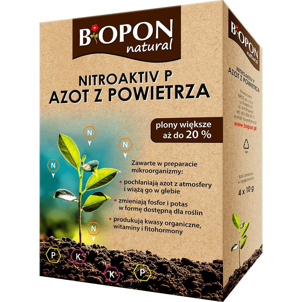 BOPON NATURAL NITROACTIV AZOT 40g (4x10g)