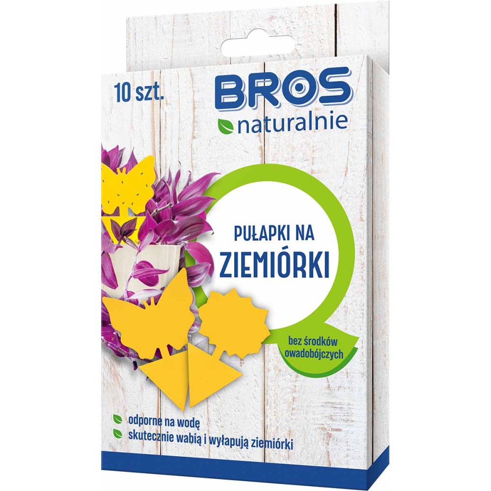 BROS NATURALNIE PUŁAPKI NA ZIEMIÓRKI 10SZT.