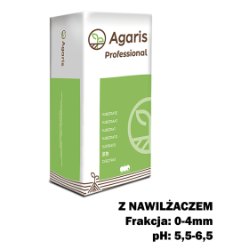 AGARIS SUBSTRAT FREZOWANY DROBNY Z NAWILŻACZEM 250L 0/4 mm pH 5,5-6,5 - PALETA 15SZT