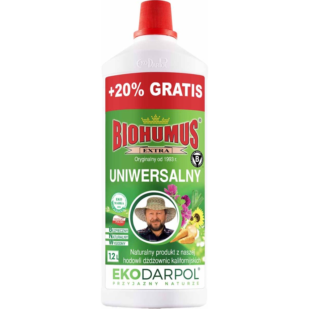 BIOHUMUS EXTRA UNIWERSALNY 1L+20% GRATIS
