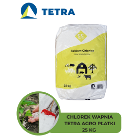 CHLOREK WAPNIA 77% AGRO PŁATKI TETRA 25 KG NA LÓD