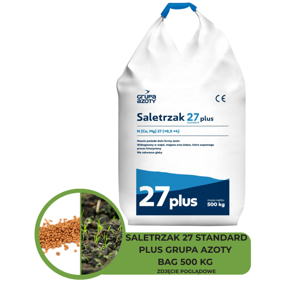 SALETRZAK 27 PLUS STANDARD 500KG BB TARNÓW DROBNY