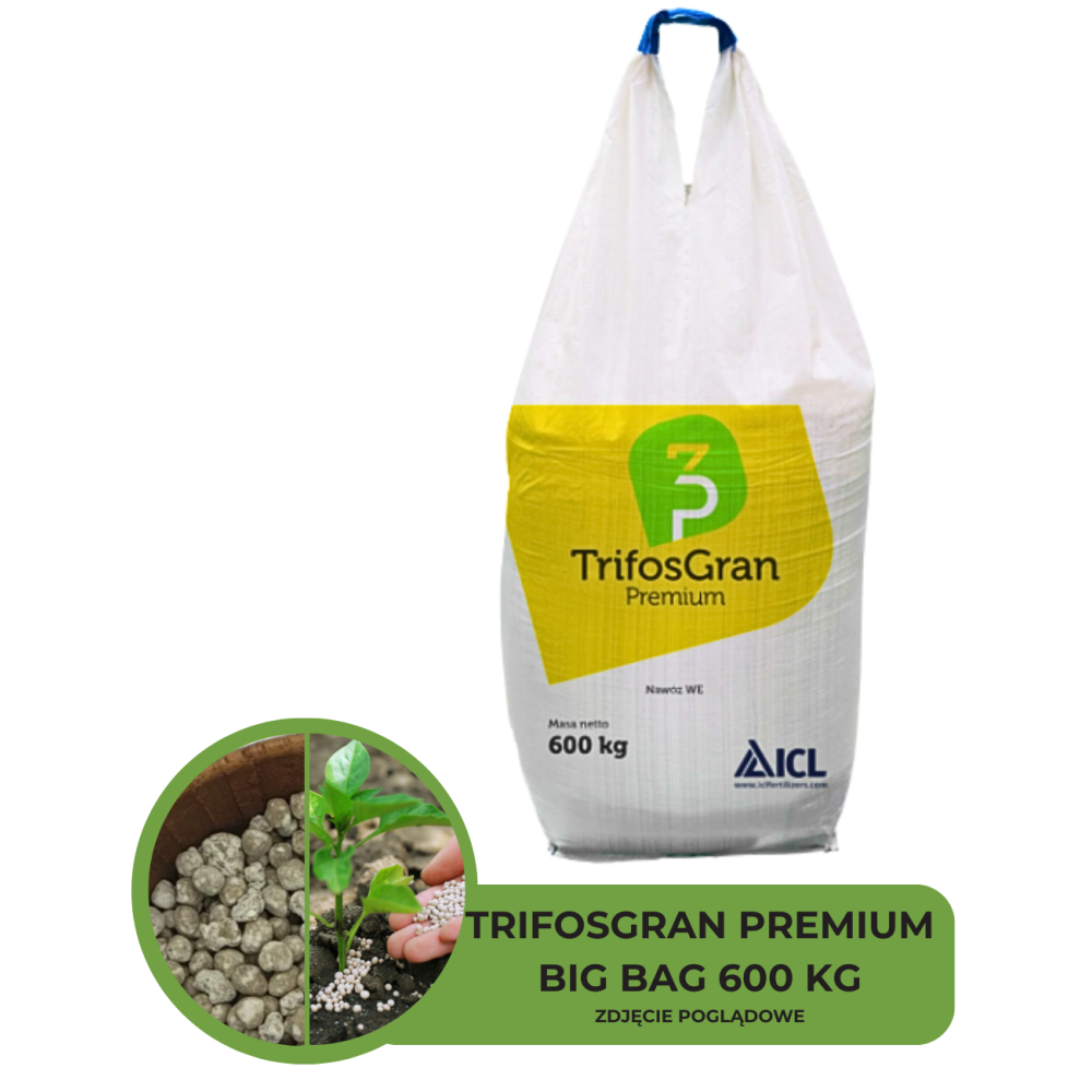 TRIFOSGRAN PREMIUM (GTSP, P2O5 46,9%+24%CaO) 600KG BIB BAG