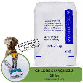 CHLOREK MAGNEZU SZEŚCIOWODNY 25 KG DROGOWY DO USUWANIA OBLODZEŃ