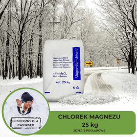 CHLOREK MAGNEZU SZEŚCIOWODNY 25 KG DROGOWY DO USUWANIA OBLODZEŃ