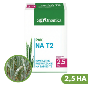 Pak T2 Agronomica to kompletny zestaw przeznaczony na zabieg T2 na obszar 2,5 ha. Składa się ze środków Bolt oraz Astrolab