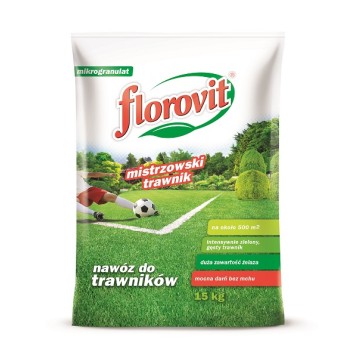 FLOROVIT MISTRZOWSKI TRAWNIK NAWÓZ DO TRAWNIKÓW  15 KG