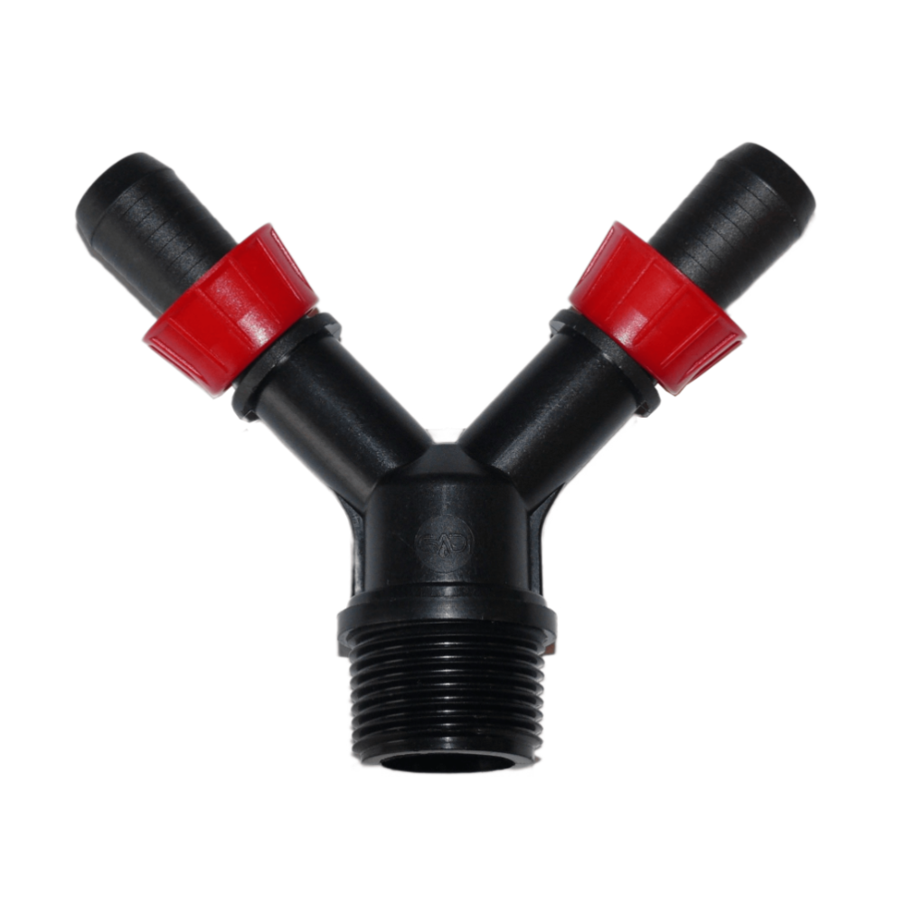 TRÓJNIK Y 2XTAŚMA 1X GZ3/4 FAST RING 17MM