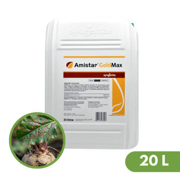 Amistar Gold Max 20 l to profesjonalny fungicyd do stosowania w buraku cukrowym oraz rzepaku.