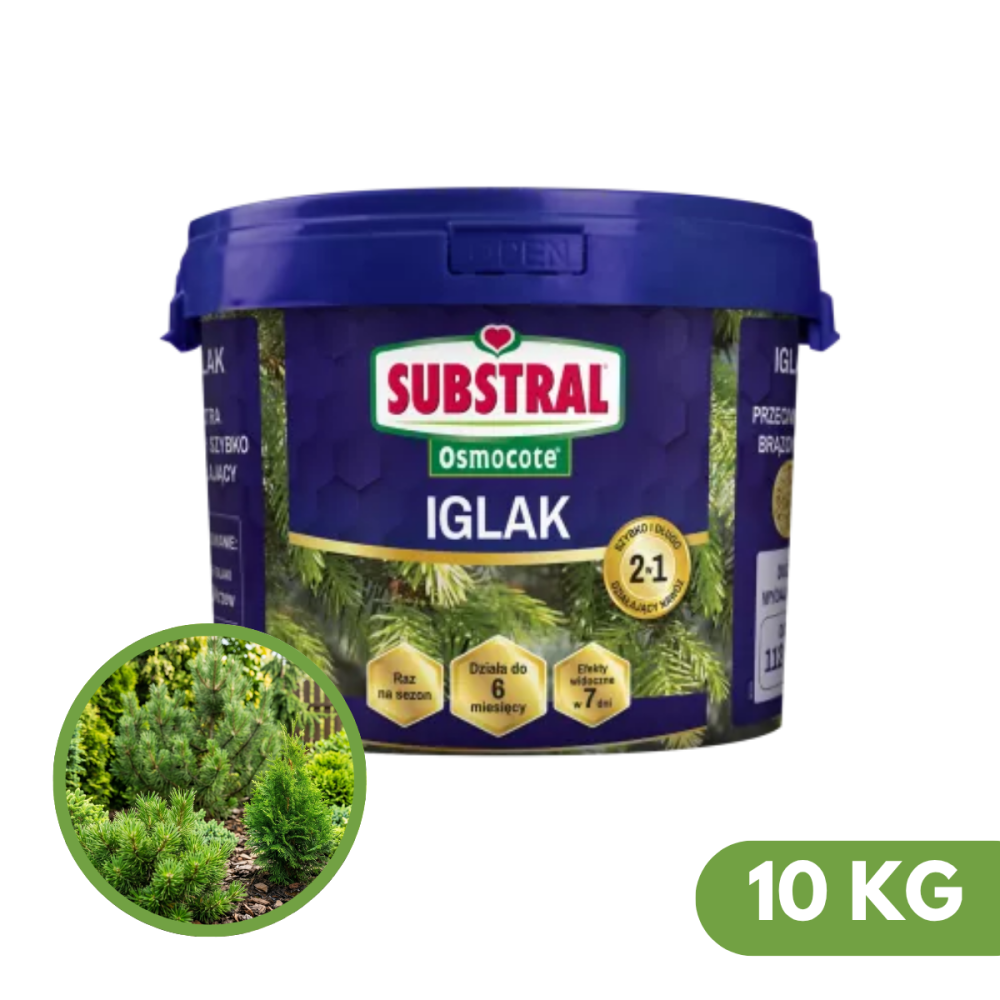 SUBSTRAL- OSMOCOTE 2w1 IGLAK 10KG