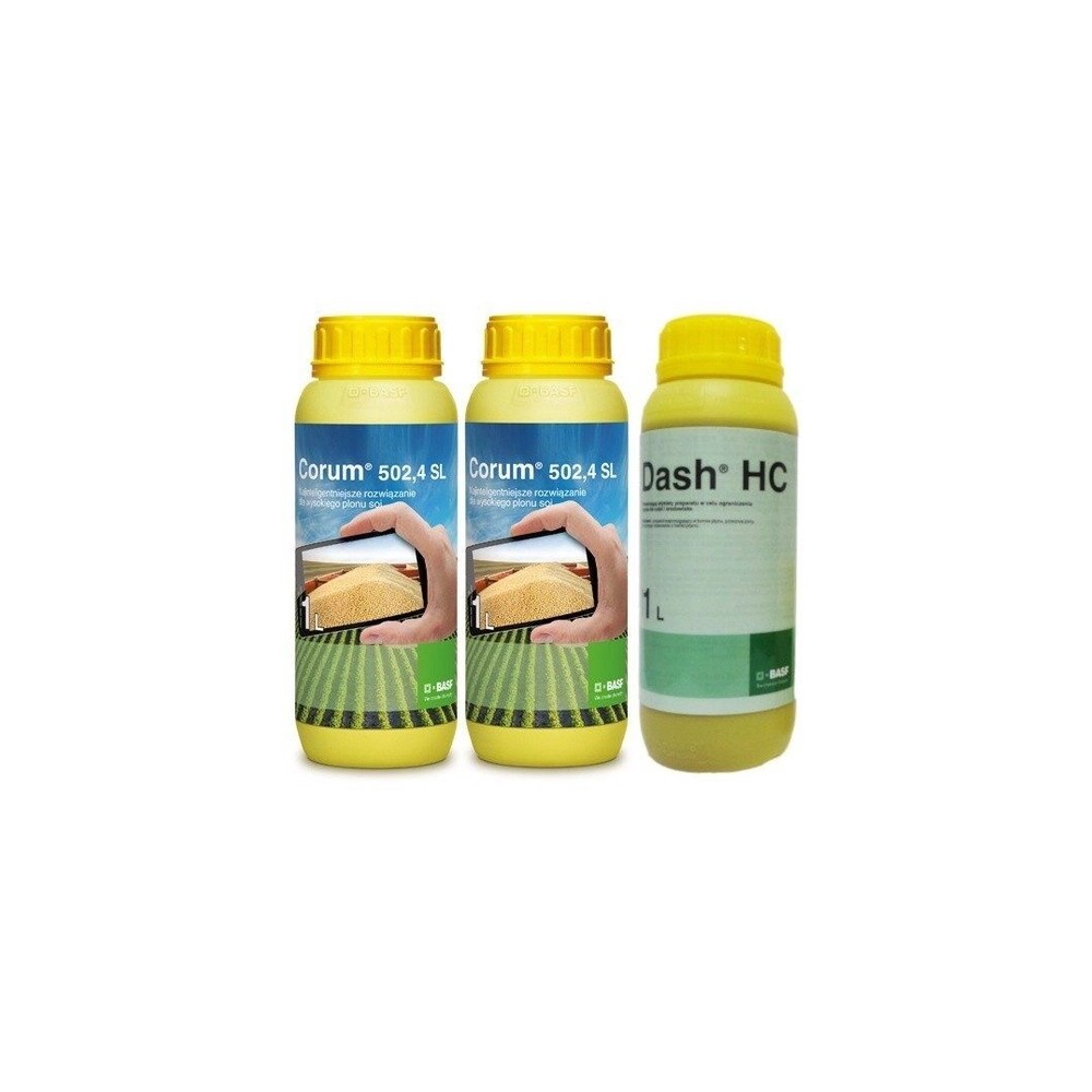 ZESTAW CORUM 502,4SL 2X1L + DASH 1L