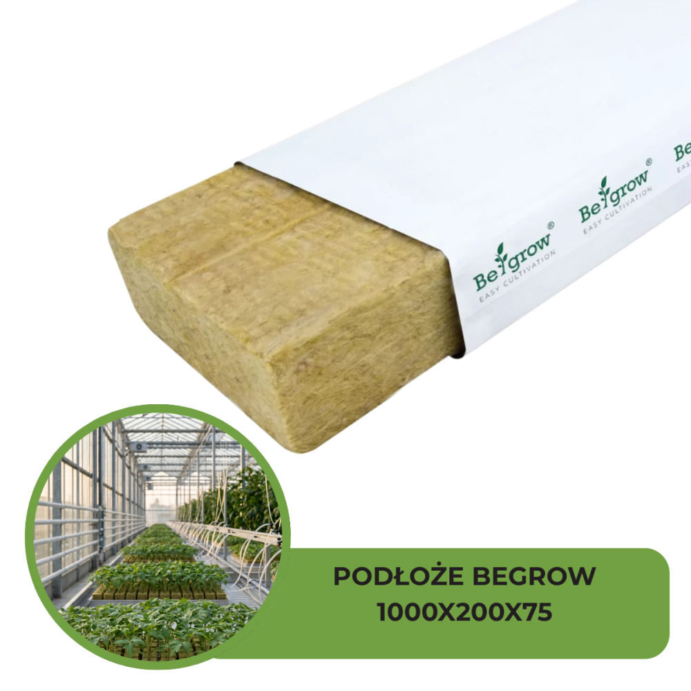 MATA Z WEŁNY MINERALNEJ 1000X200X75 BEGROW