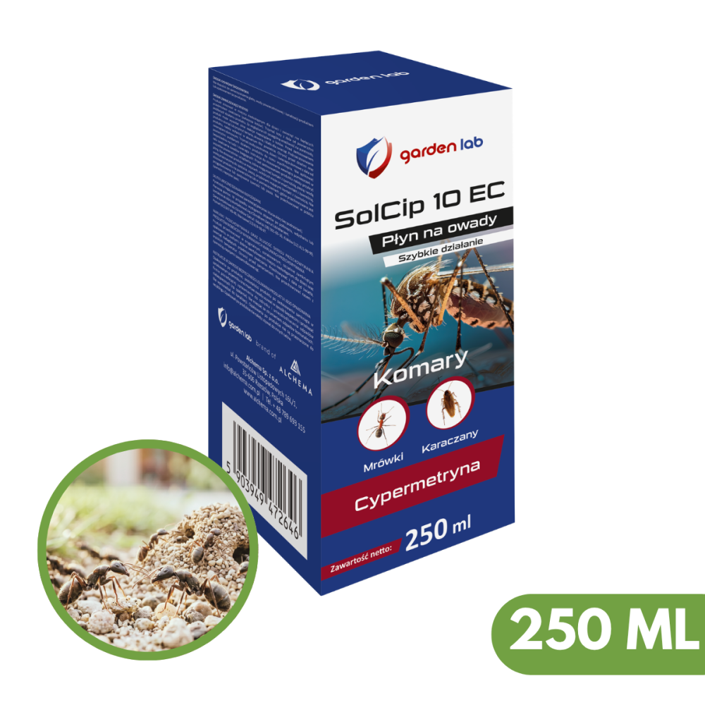SOLCIP 10EC PŁYN KONC. DO ZWALCZANIA MRÓWEK 250ML