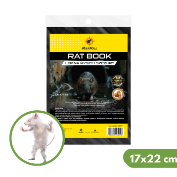 RAT BOOK - LEP NA MYSZY I SZCZURY 17x22CM