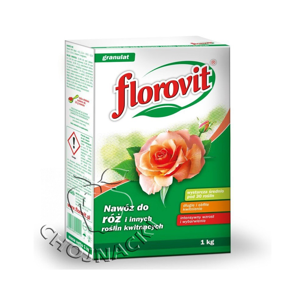 FLOROVIT NAWÓZ DO RÓŻ I INNYCH ROŚLIN KWITNĄCYCH 1 KG