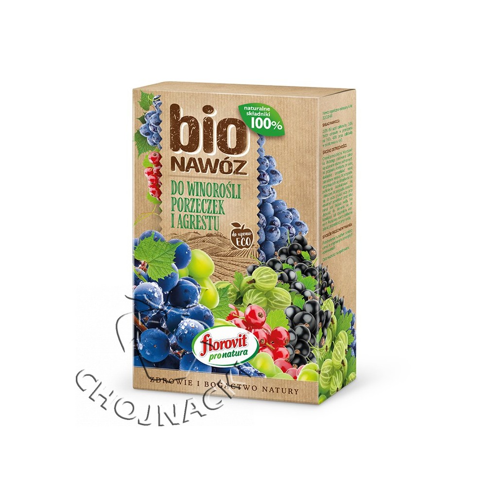 FLOROVIT PRO NATURA BIO WINOROŚL, PORZECZKA, AGREST 800 G