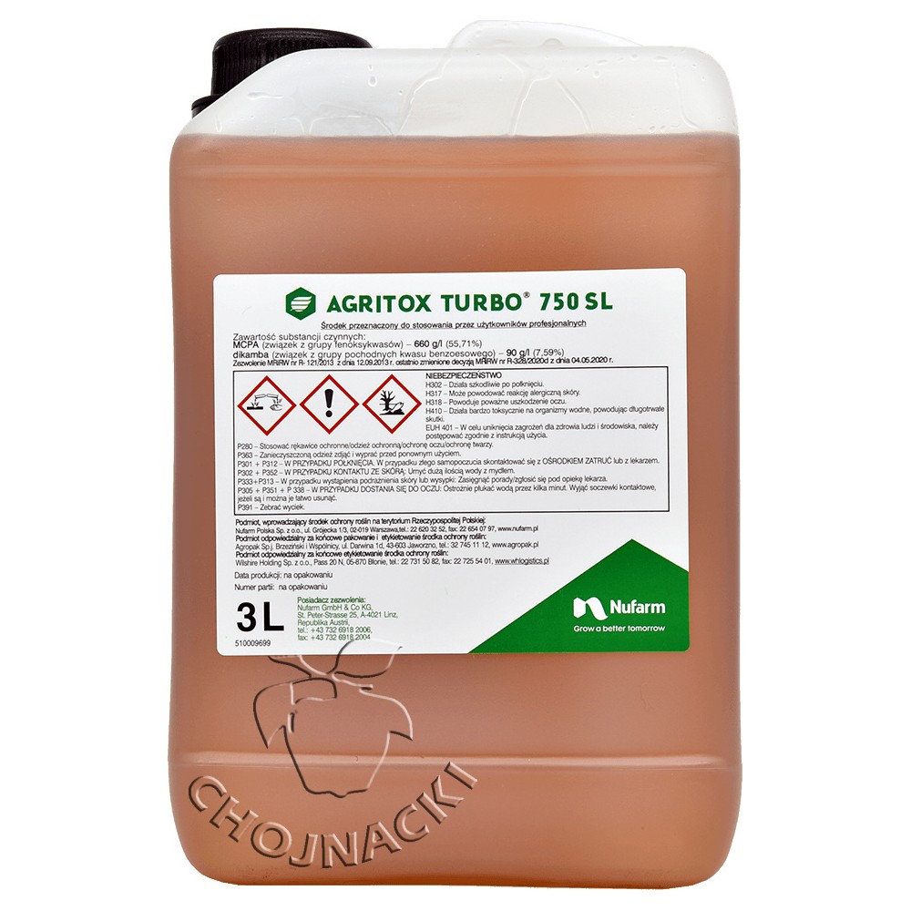 Agritox Turbo 750 SL 3L