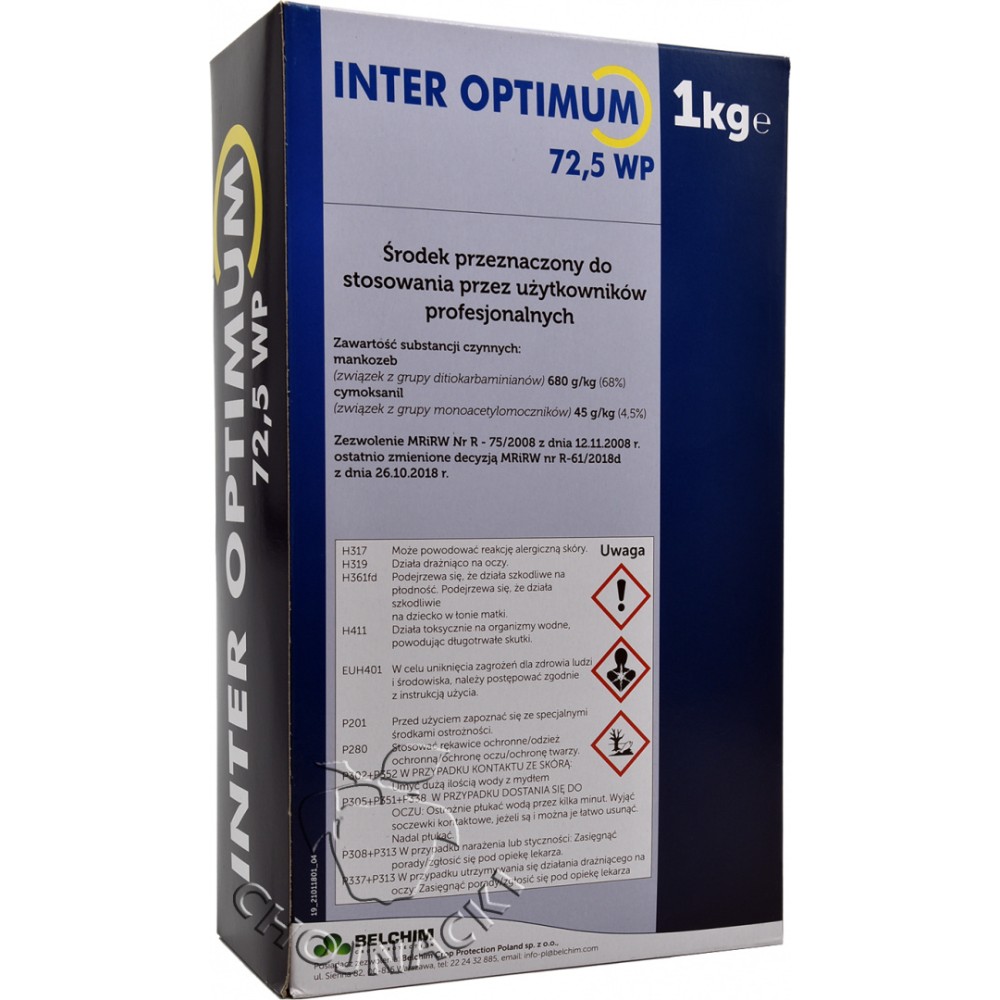 INTER OPTIMUM 72.5WP 1KG WYCOFANY