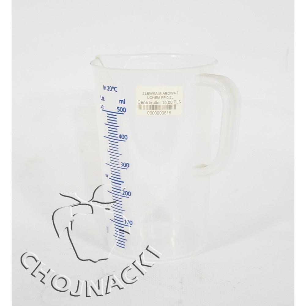 ZLEWKA MIAROWA Z UCHEM PP 0,5L