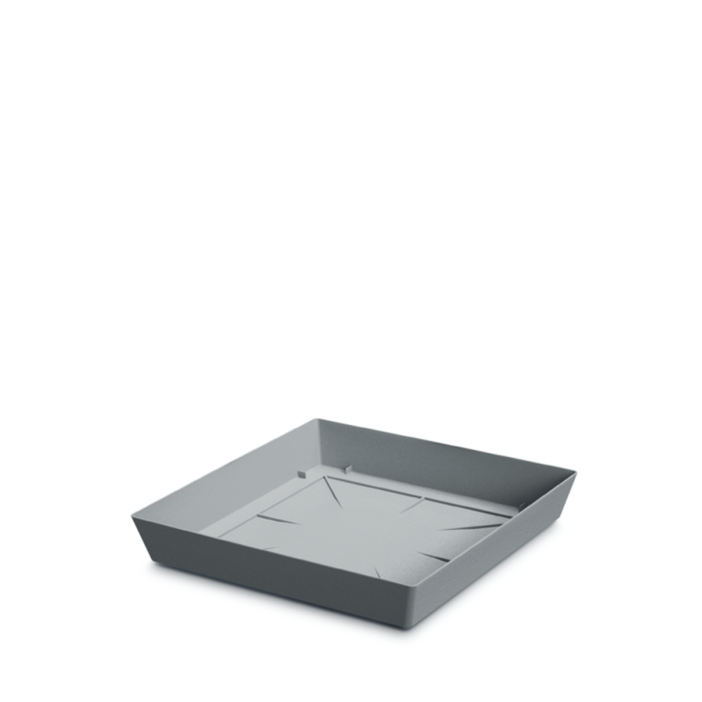 PODSTAWKA LOFLY SAUCER SQUARE KAMIENNY SZARY 20cm